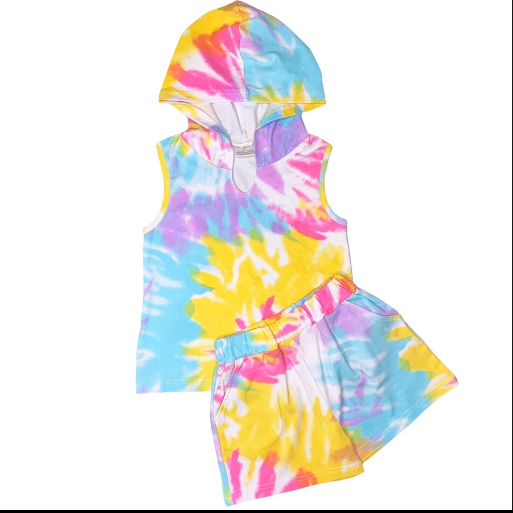 Pastel tie dye set